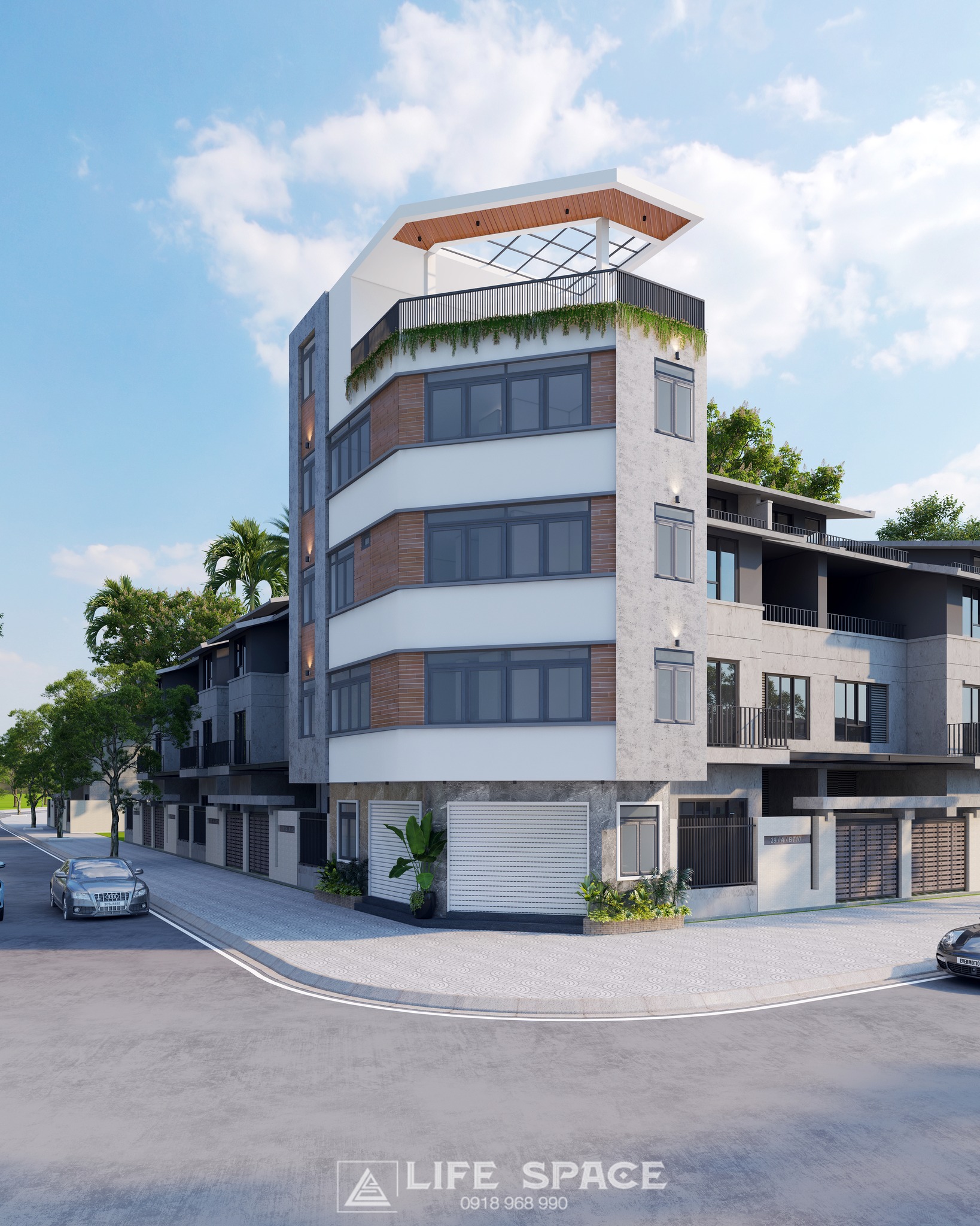 NHÀ PHỐ 5 TẦNG LÔ GÓC