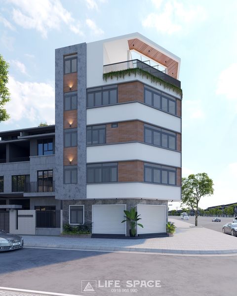 NHÀ PHỐ 5 TẦNG LÔ GÓC