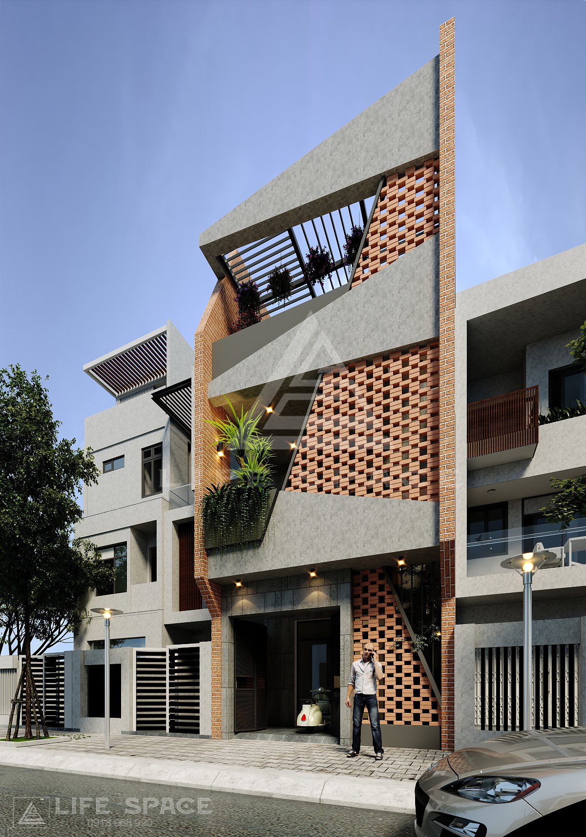 Nhà xây gạch mộc