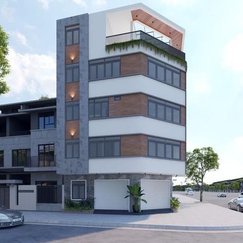 NHÀ PHỐ 5 TẦNG LÔ GÓC